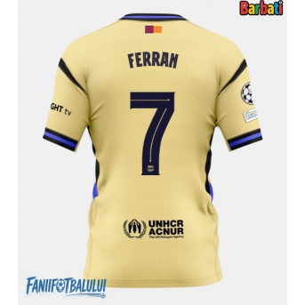 Barcelona Ferran Torres #7 Tricou Fotbal Replică 2025-26 Barbati Deplasare